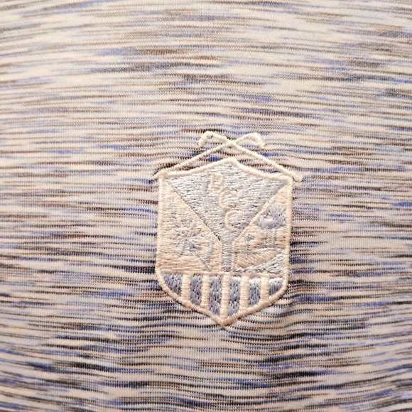 Zero Restriction Shirt Womens Large Gray Long Sleeve Athletic Fit Quarter Zip - Picture 7 of 9